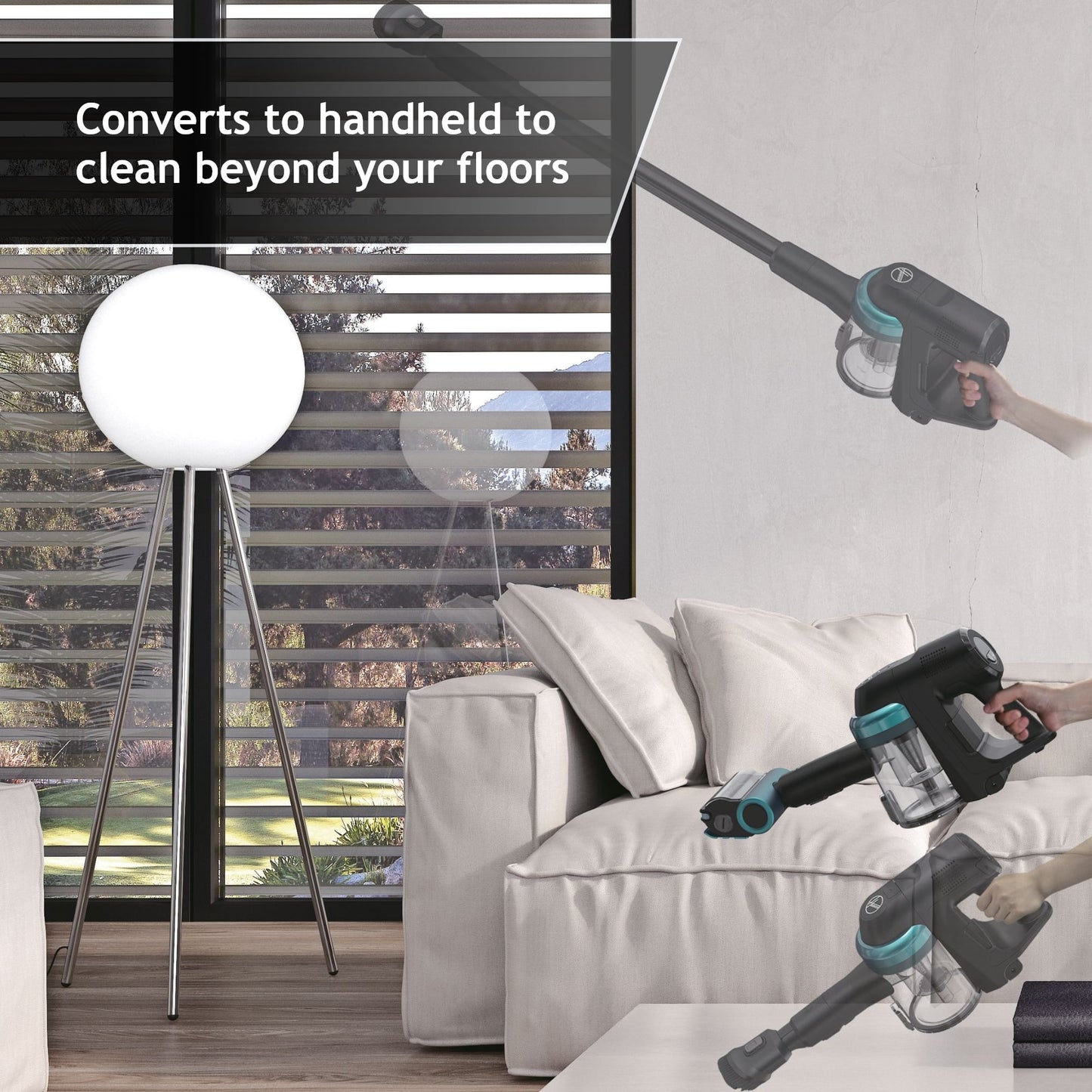 Cordless Vacuum Cleaner with Anti Hair Wrap