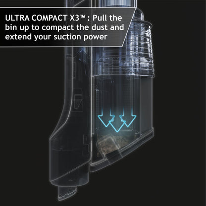 Cordless Vacuum Cleaner With Anti Hair Wrap & ULTRA COMPACT X3™