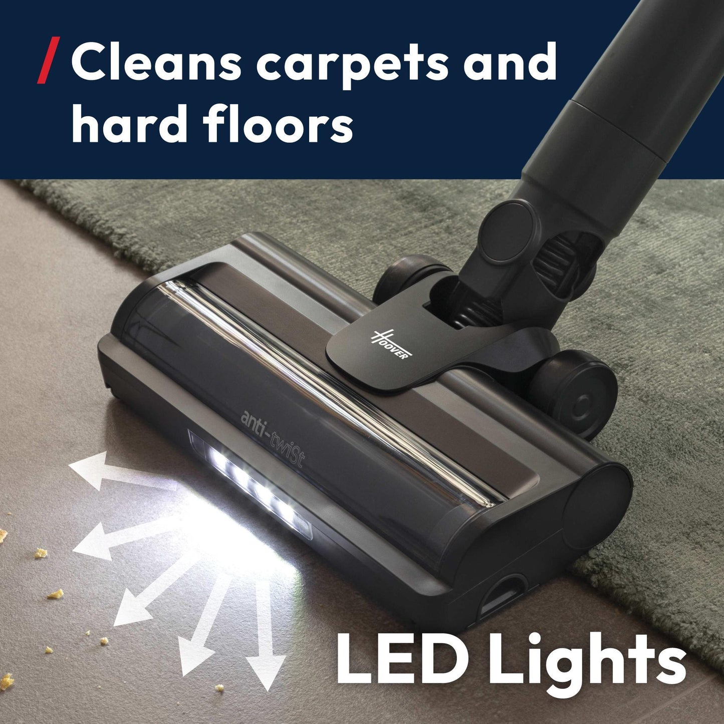 Cordless Vacuum Cleaner with Anti Hair Wrap