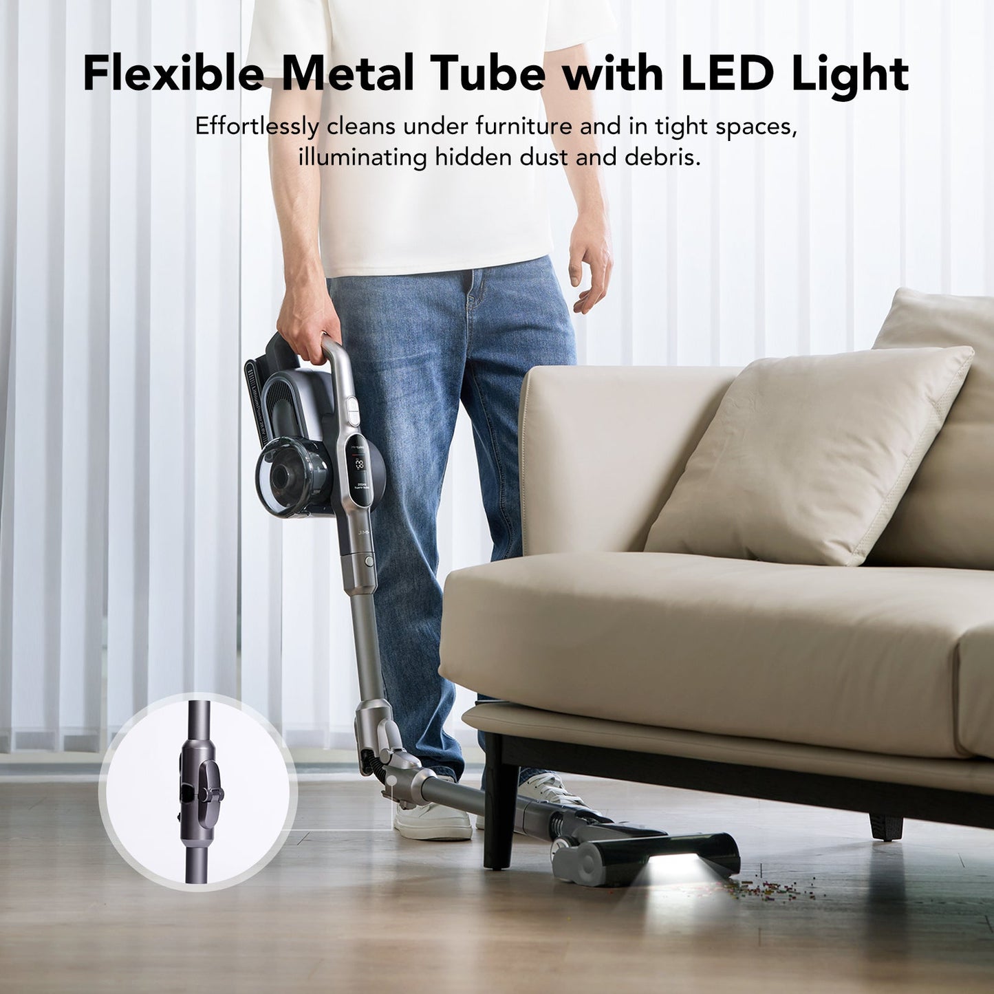 H11 Pro draadloze steelstofzuiger