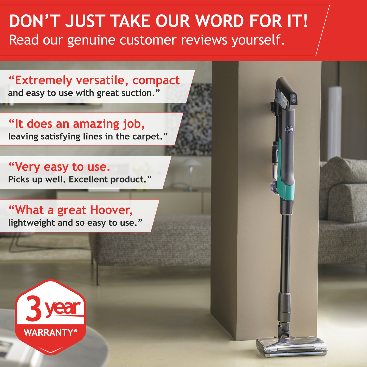 Cordless Vacuum Cleaner With Anti Hair Wrap & ULTRA COMPACT X3™