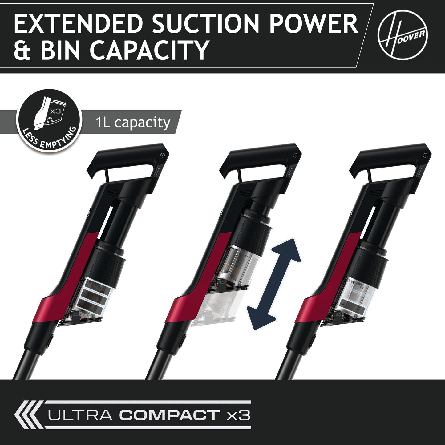 Cordless Vacuum Cleaner with Anti Hair Wrap & ULTRA COMPACT X3™