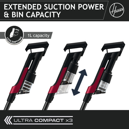 Cordless Vacuum Cleaner with Anti Hair Wrap & ULTRA COMPACT X3™