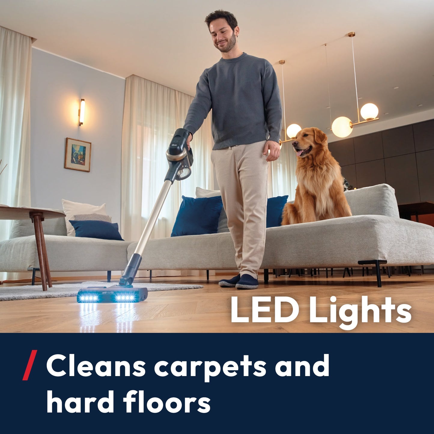 Power Move Pets Cordless Vacuum Cleaner with 3x Power & Anti Hair Wrap