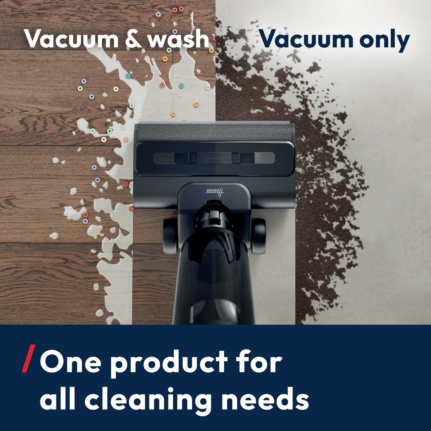 Turbo Clean Wet & Dry Cordless Floor Washer & Vacuum with Anti Hair Wrap