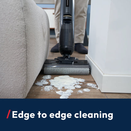Turbo Clean Wet & Dry Cordless Floor Washer & Vacuum with Anti Hair Wrap